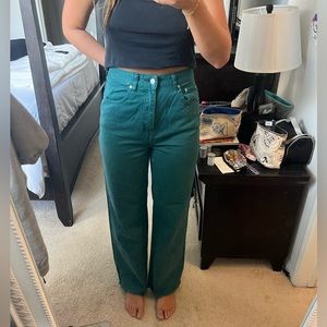 Glassons dark green jeans